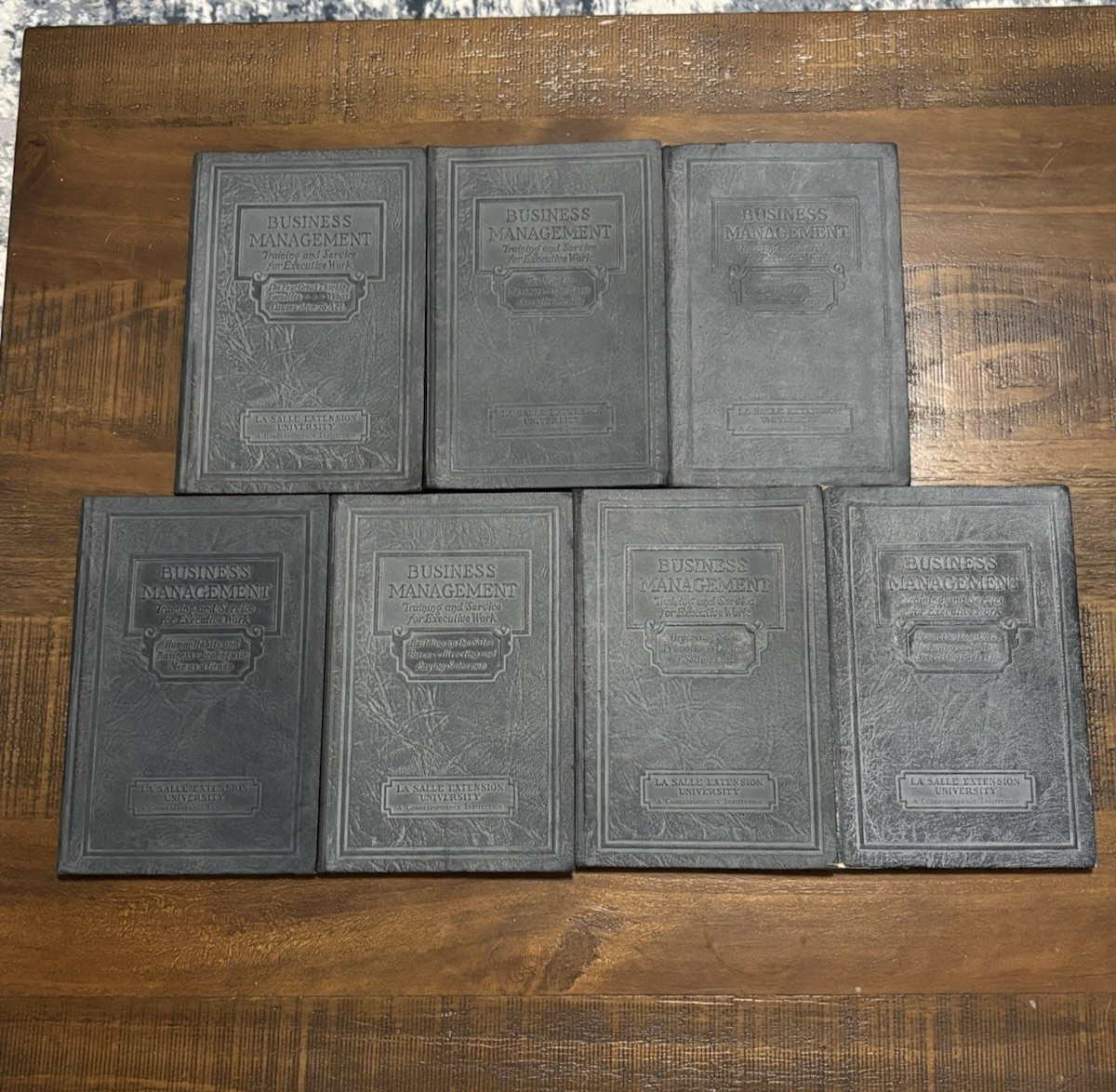 Vintage 1940s La Salle Extension University Business Management 7 BOOKS Vintage 1940s La Salle Extension University Business Management 7 BOOKS