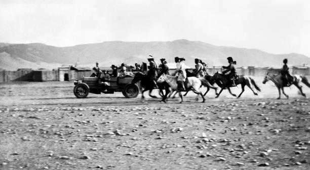 Mongolia Beijing-Paris Raid Chinese Governor Of Mongolia On The Car 1907 PHOTO
