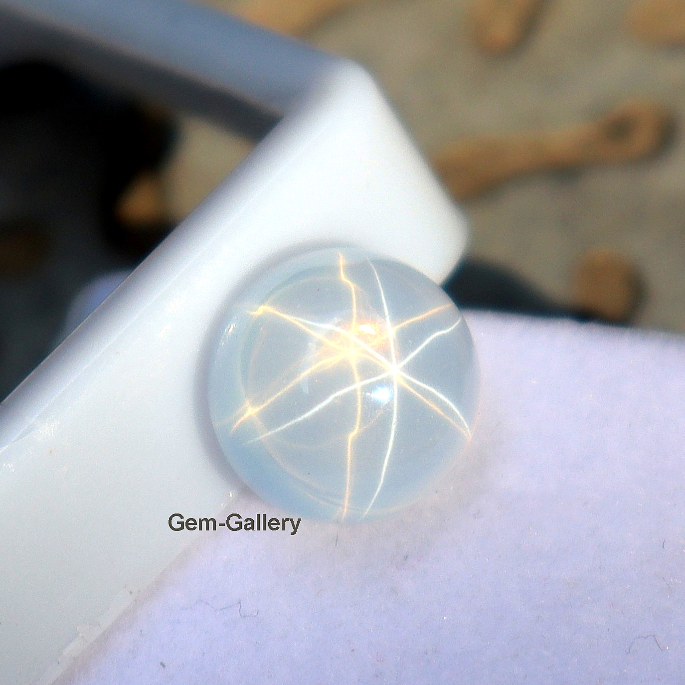 6.25 Ct Premium Star White Sapphire Natural Classic Round Cut Loose Gemstone