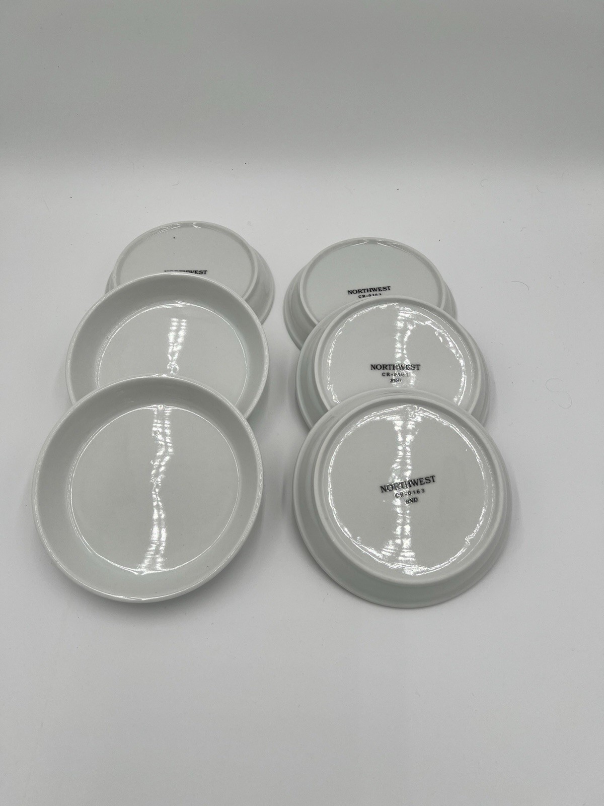 Northwest Airlines CR-0163 BND First Class White 6 3/8” Cereal Bowl(s)  SET OF 6