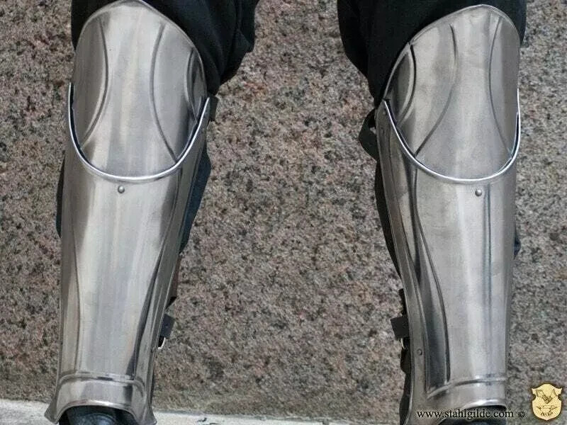 Medieval steel Knight Armor leg battle Greaves cosplay warrior leg warrior set