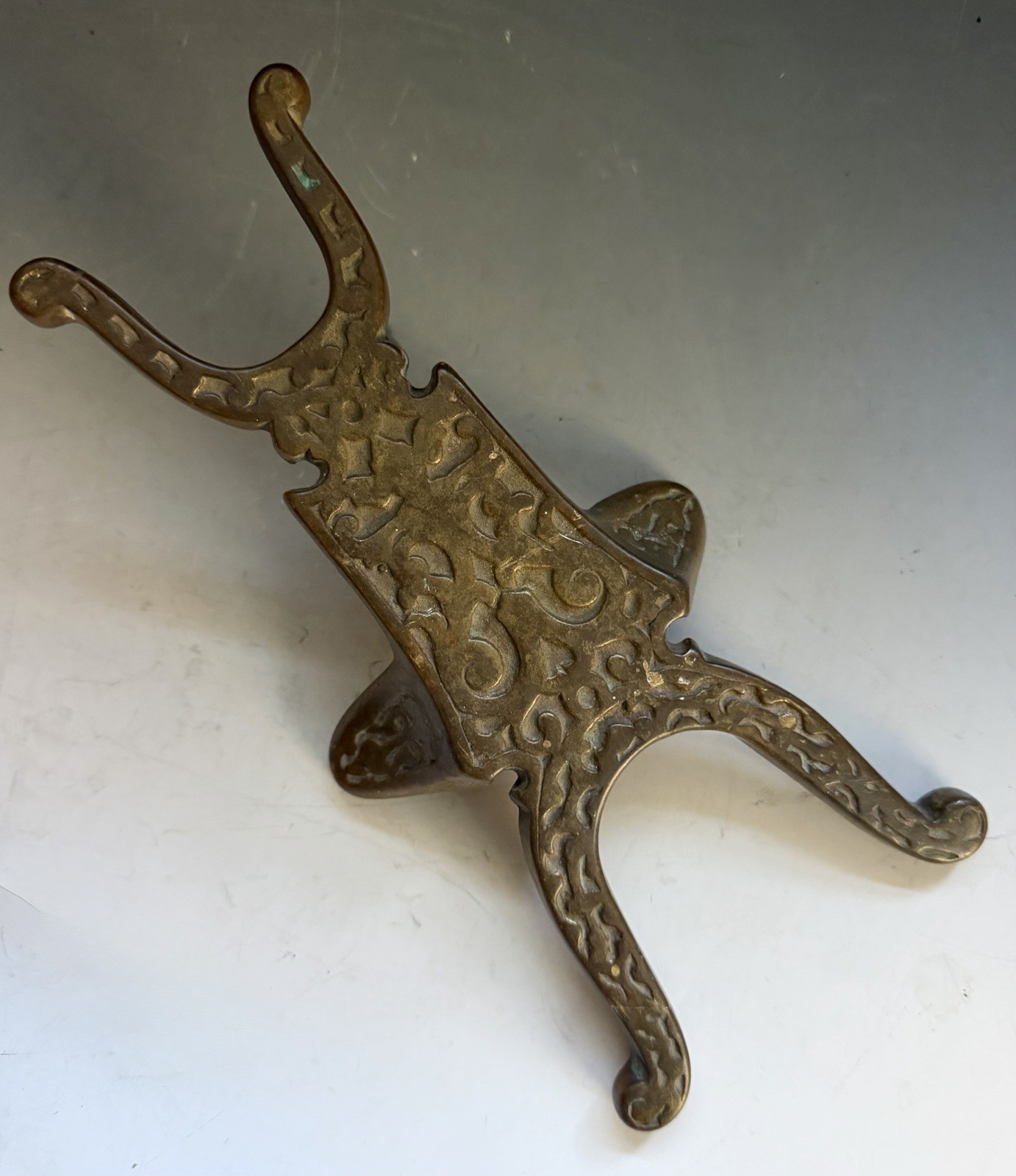 Rare Vintage VMC Virginia Metalcrafters Brass Beetle Boot Jack