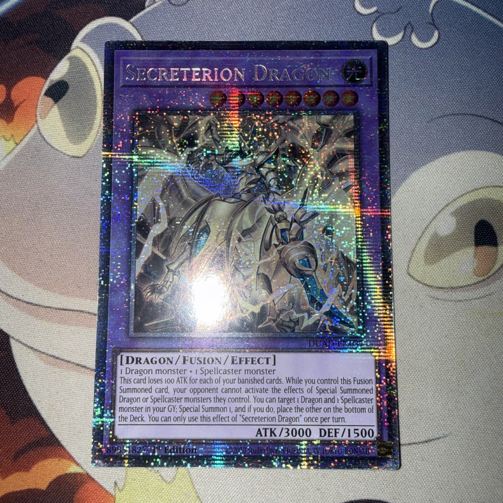 DUAD-EN037 Secreterion Dragon : Starlight Rare 1st Edition Mint YuGiOh Card