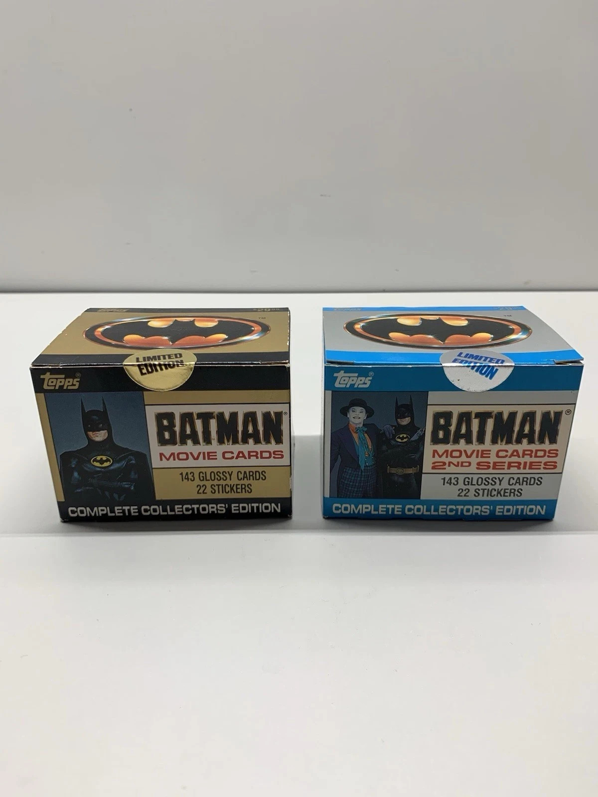 1989 Topps Batman Movie Cards Set Series 1 & 2 Limited Edition New Sealed NIB 1989 Topps Batman Movie Cards Set Series 1 & 2 Limited Edition New Sealed NIB