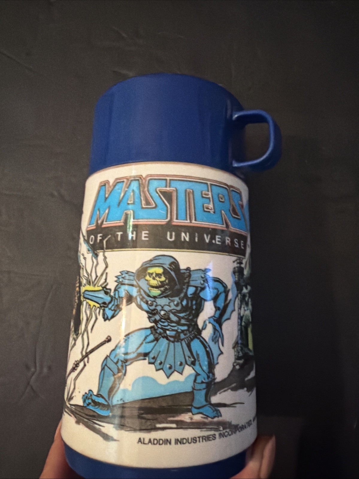 Vintage 1983 Masters Of The Universe He Man Skeletor Stratos Teela Thermos