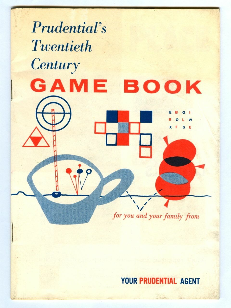 Vintage 1959 Prudential\'s TWENTIETH CENTURY GAME BOOK for You and Your Family