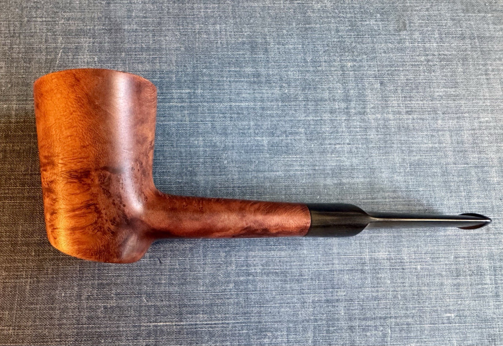 Vintage Leif Royal 1 Hand Cut Estate Tobacco Pipe Made In Denmark Dramatic Grain