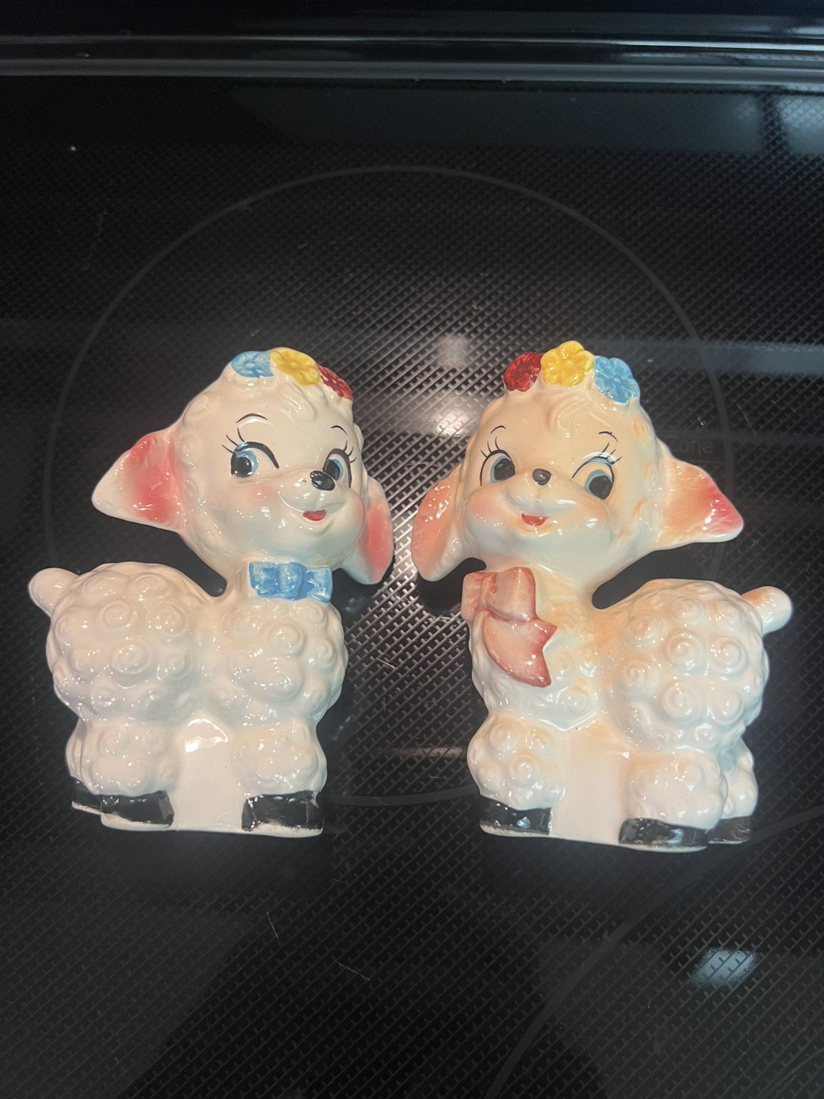 RARE Vintage Anthropomorphic Nanco Lamb Shakers