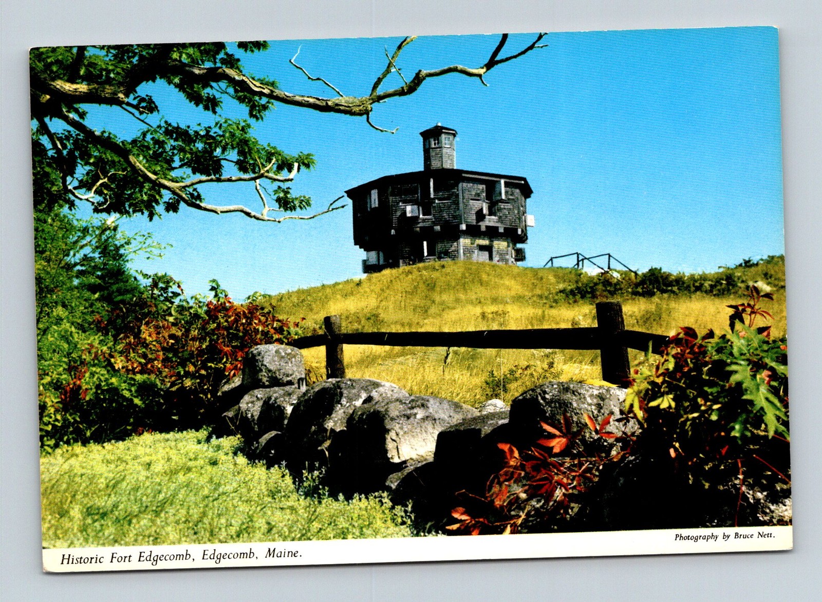 ME Edgecomb 1960s Historic Fort Edgecomb - Postcard ME Edgecomb 1960s Historic Fort Edgecomb - Postcard