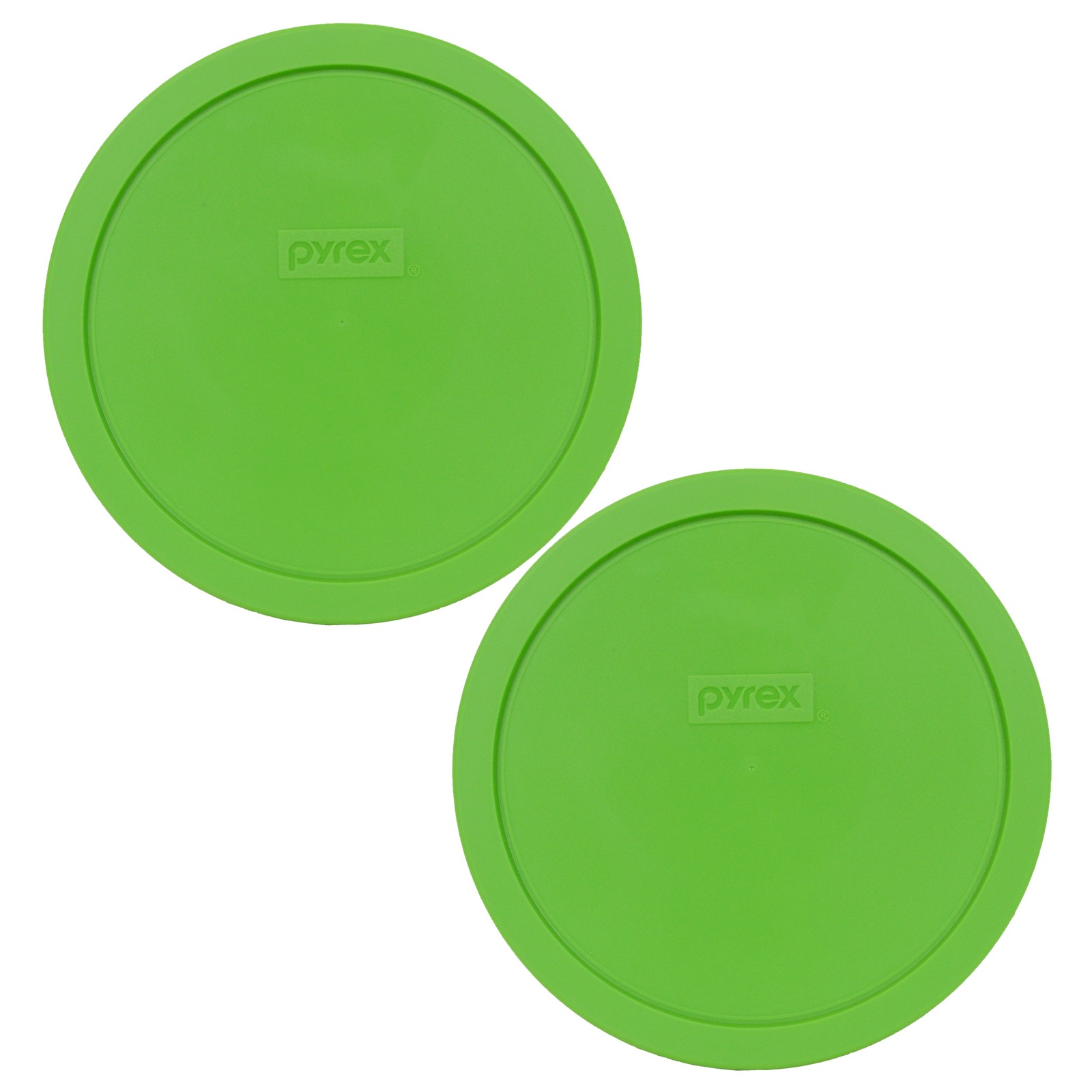 Pyrex 7402-PC 6/7-Cup Green Food Storage Replacement Lid (2-Pack)