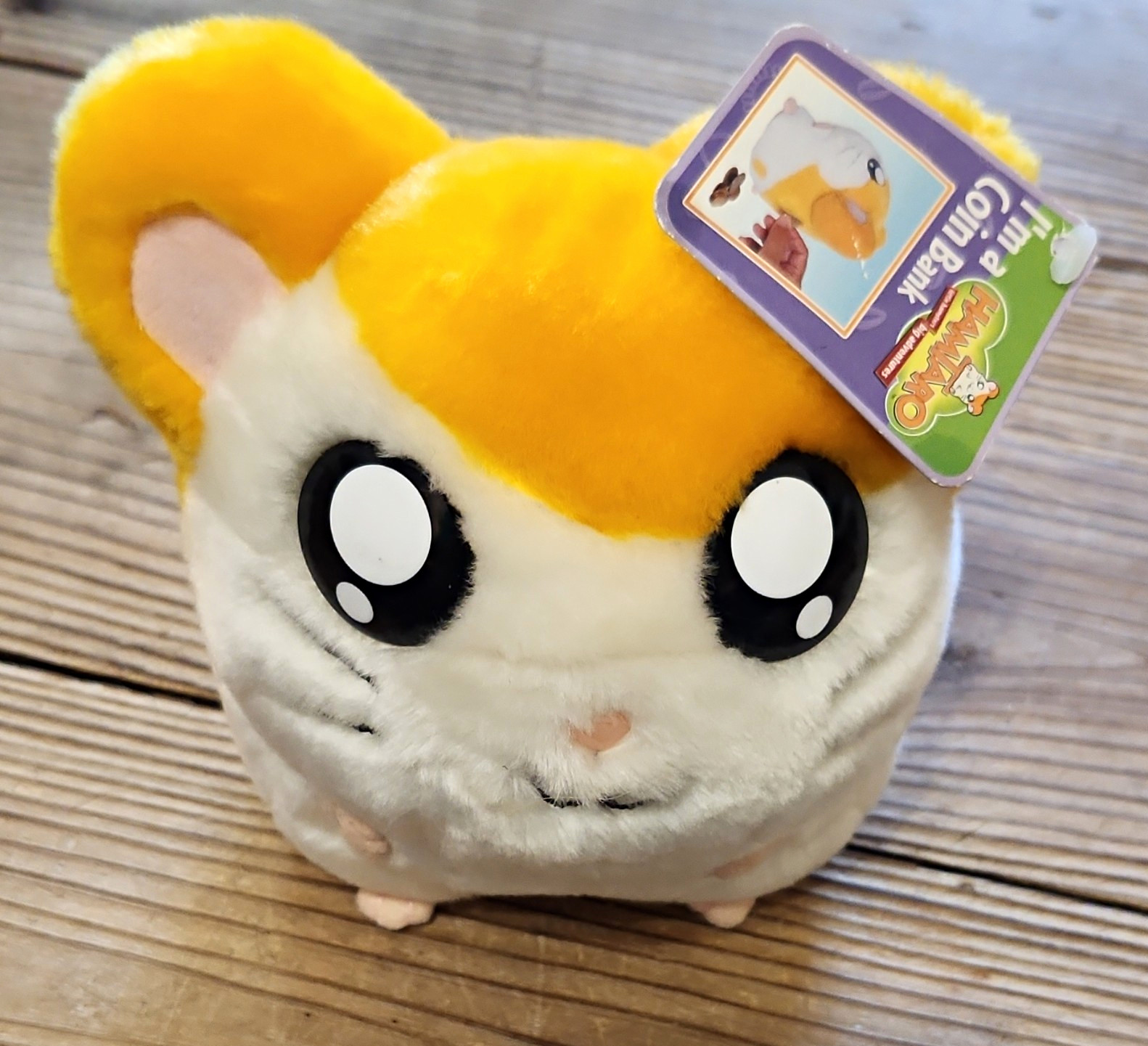 Adorable Hamtaro Plush Coin Bank 6\ Adorable Hamtaro Plush Coin Bank 6\