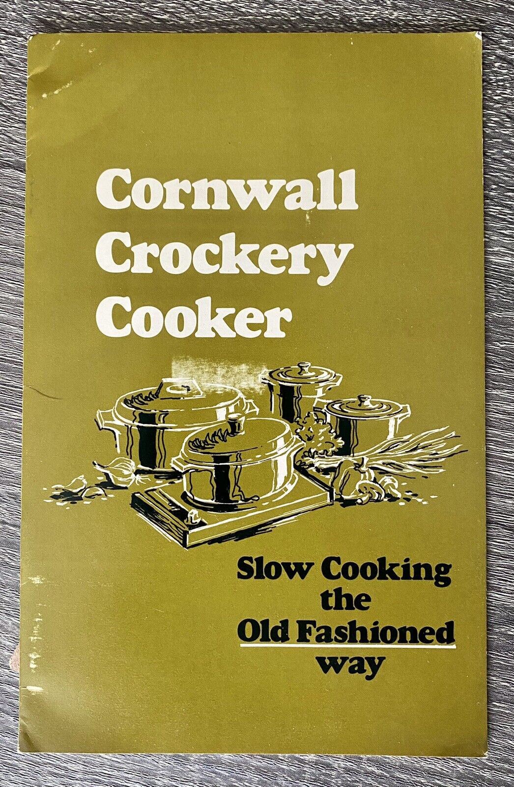 Vtg 1973 Cornwall Crockery Slow Cooker Recipes Book Cookbook Retro Kitchen