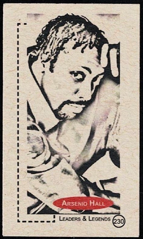 ARSENIO HALL - 2011 \'LEADERS & LEGENDS\' Card #230 - AMERICAN COMEDIAN/ACTOR/HOST