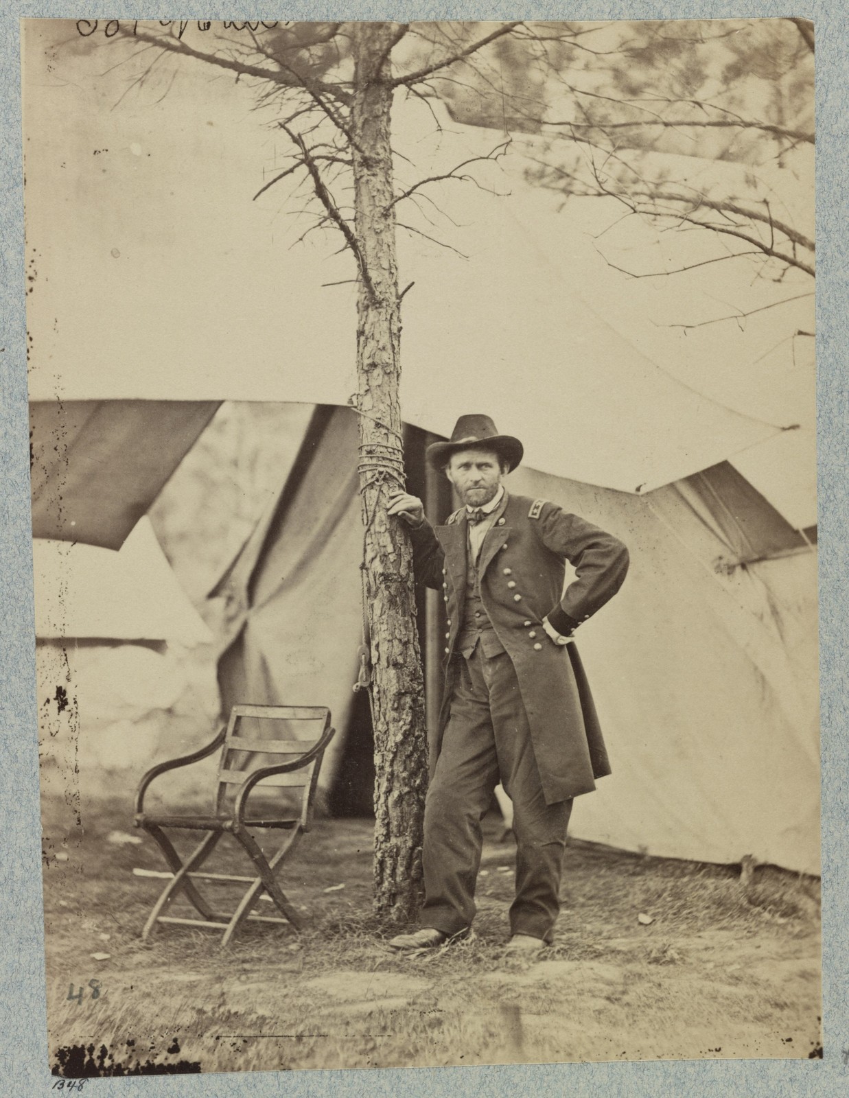 Ulysses Grant Civil War Vintage 1864 Military Camp Photo Reprint Ulysses Grant Civil War Vintage 1864 Military Camp Photo Reprint