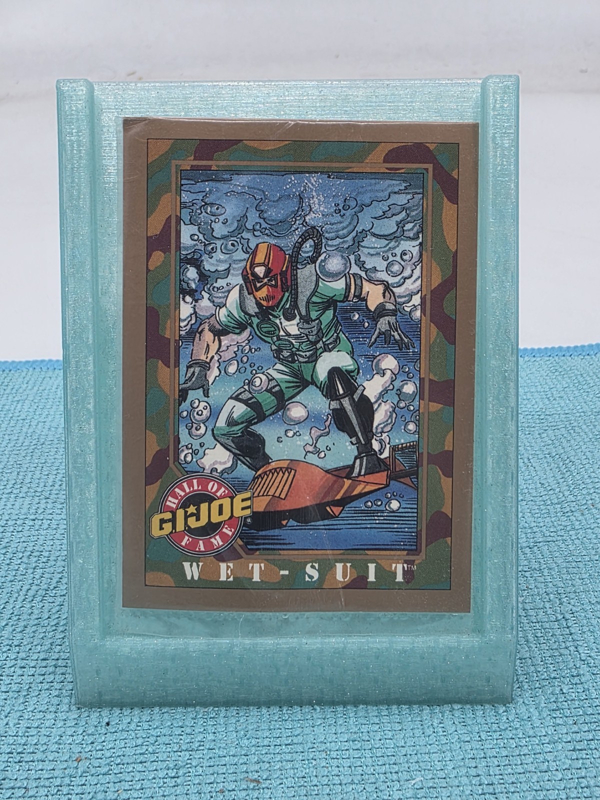GI JOE RARE 1991 GOLD BORDER IMPEL WET-SUIT Trading Card Sealed New/Old Stock