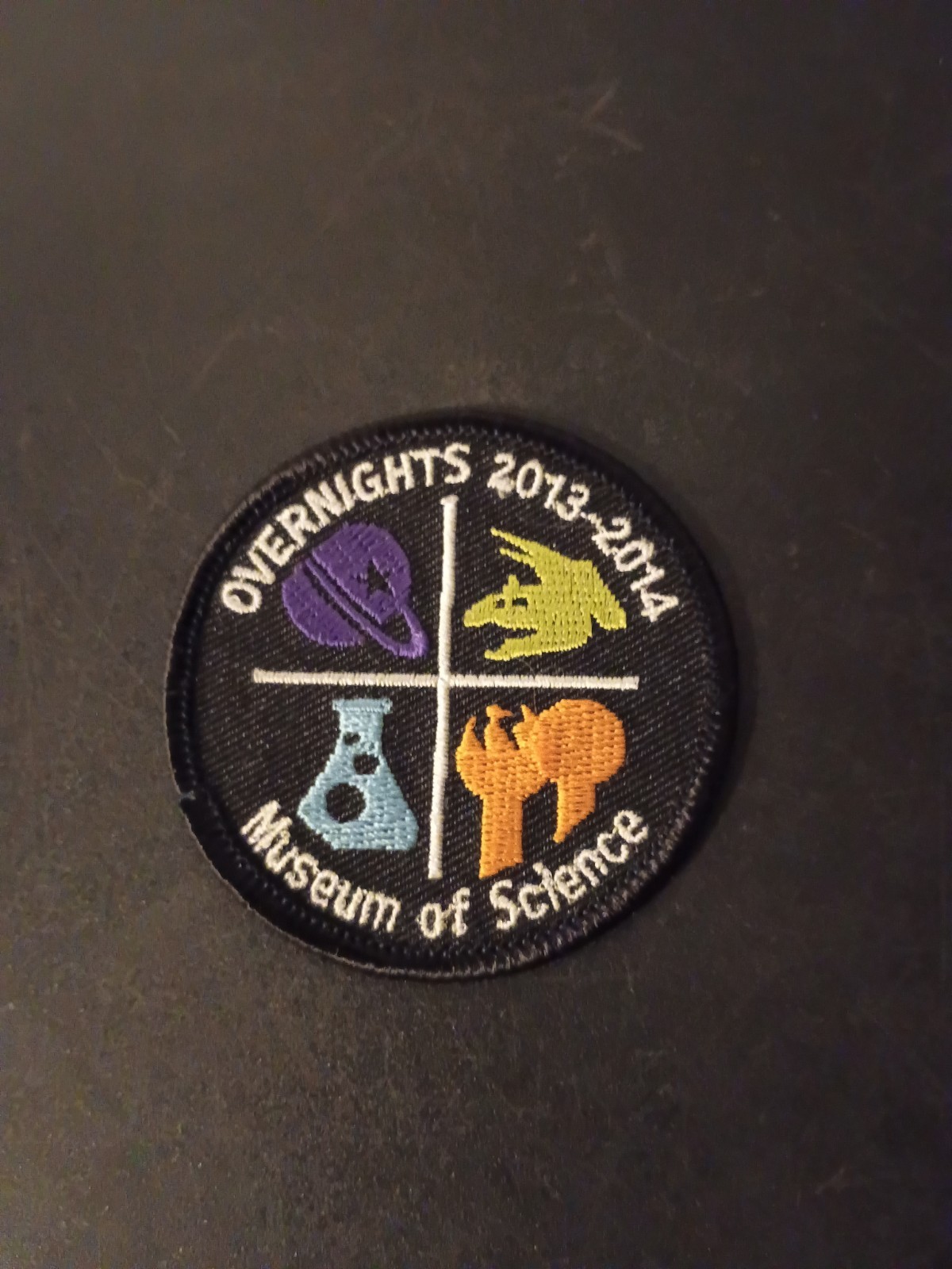 Vintage MUSEUM OF SCIENCE Boston Massachusetts Travel Overnight Patch