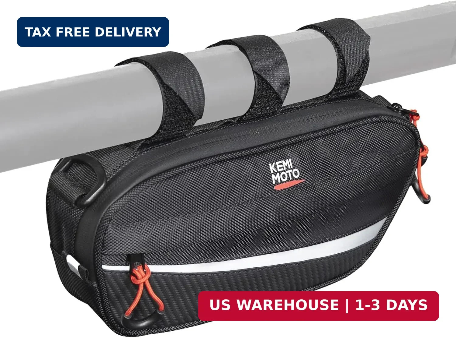 UTV Roll Cage Storage Bag Universal 1680D Grab Handle Storage Bag Dimen