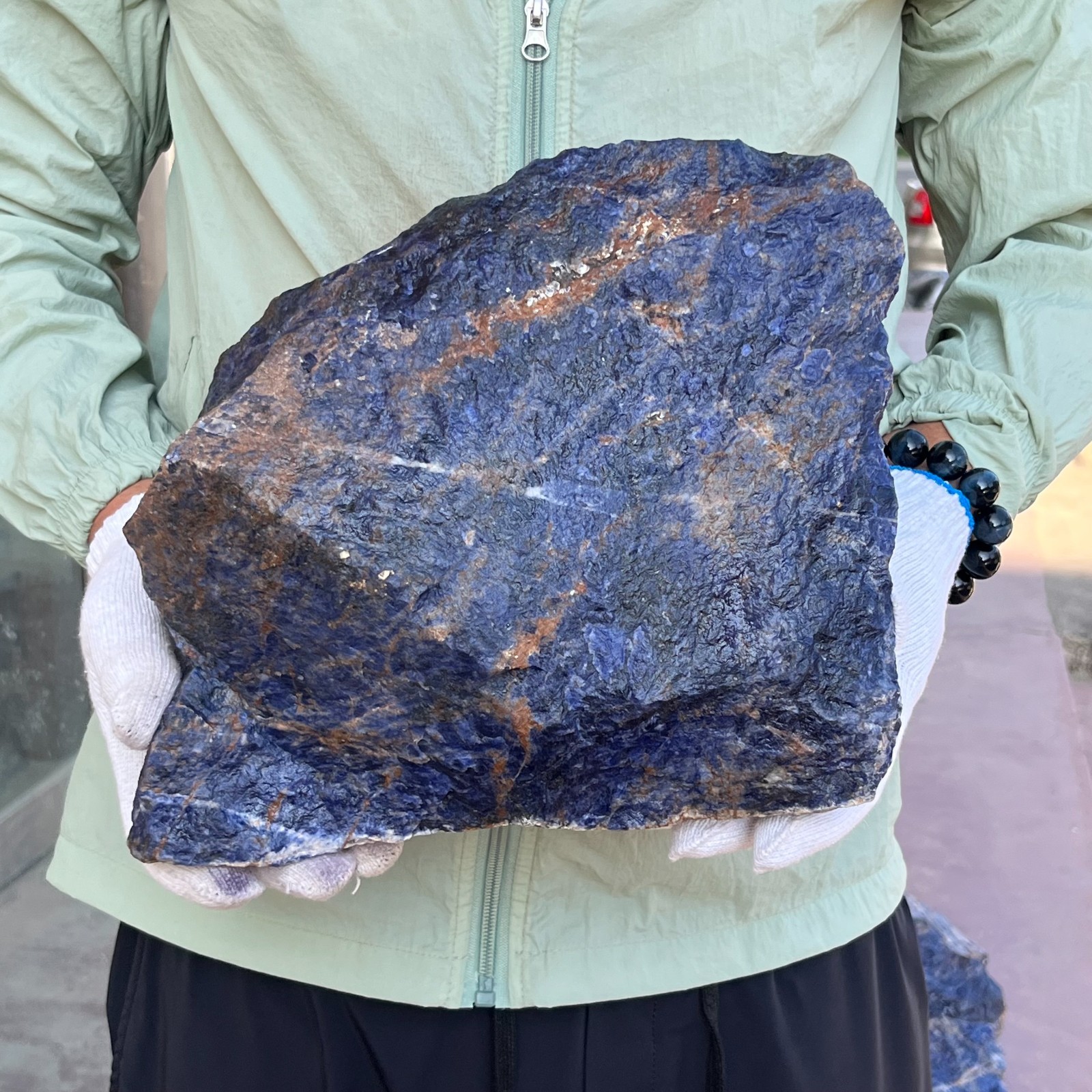18.14LB Raw Blue Sodalite Rock Crystal Gemstone Healing Rough Mineral Specimen
