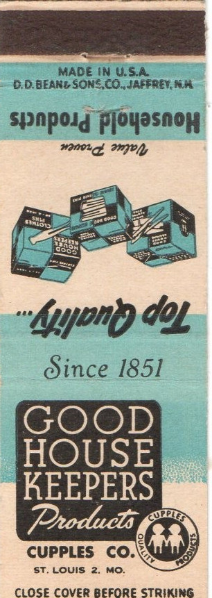 Cupples Co-Good Housekeepers Products-St Louis-Missouri-Mo