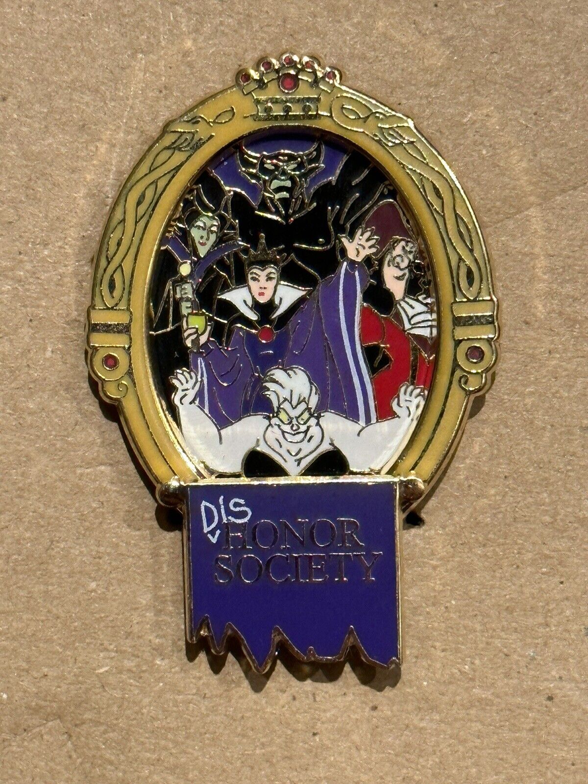 Disney Dis-Honor Society Pin Villains LE 750 