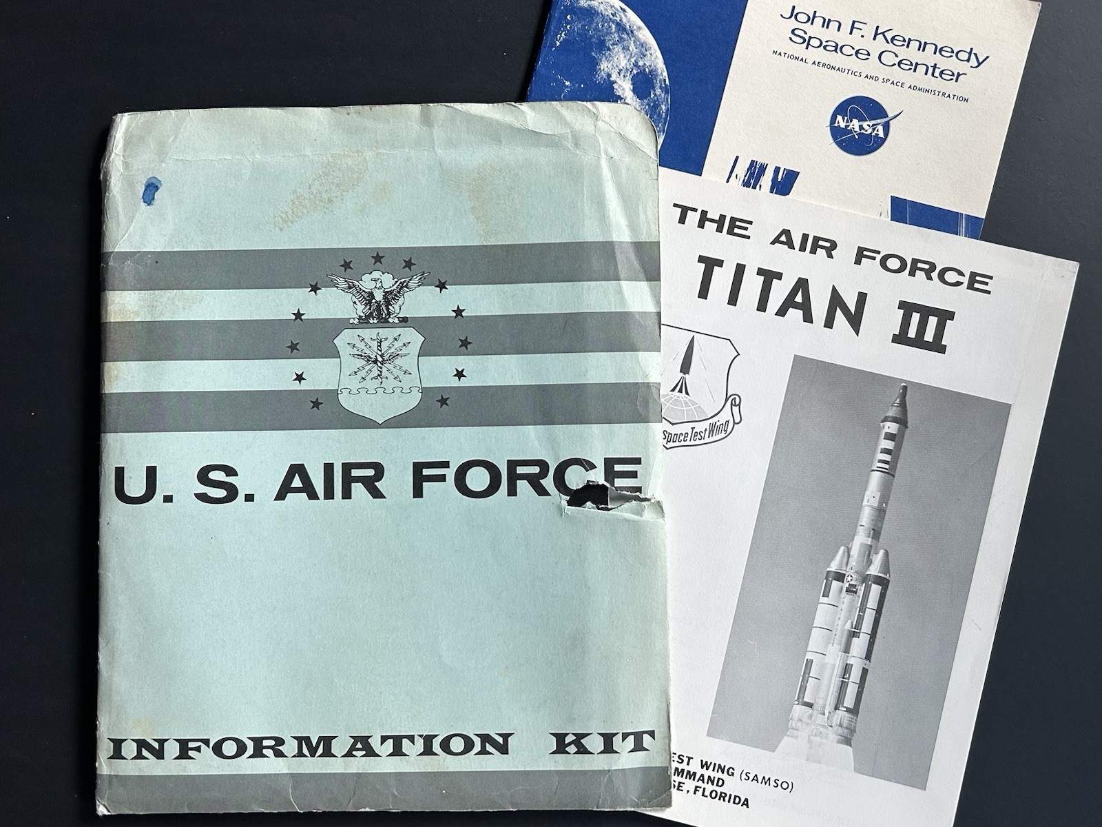 1964-1967 U.S. Air Force Systems Command Press Information Kit Folder Lot