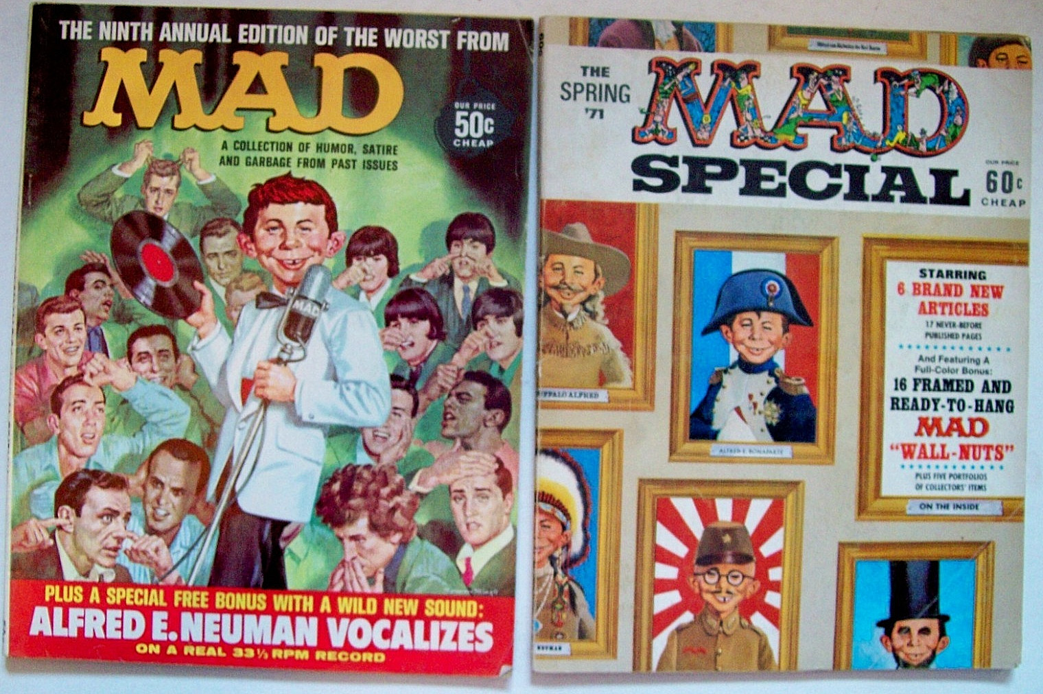 Two Mad Magazine Annuals: Worst from Mad #9 & Mad Special #2, Both With Bonuses Two Mad Magazine Annuals: Worst from Mad #9 & Mad Special #2, Both With Bonuses