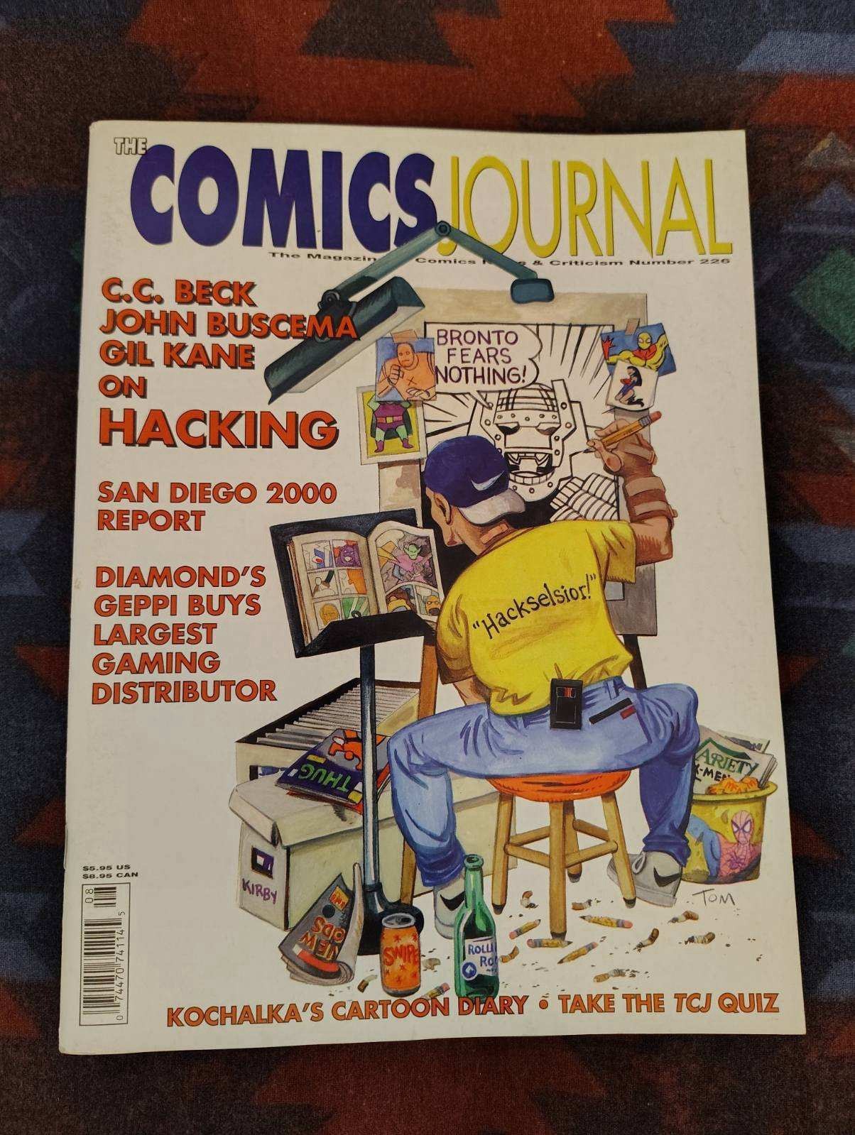 The Comics Journal #226 VGC 2000 John Buscema, Gil Kane, C C Beck