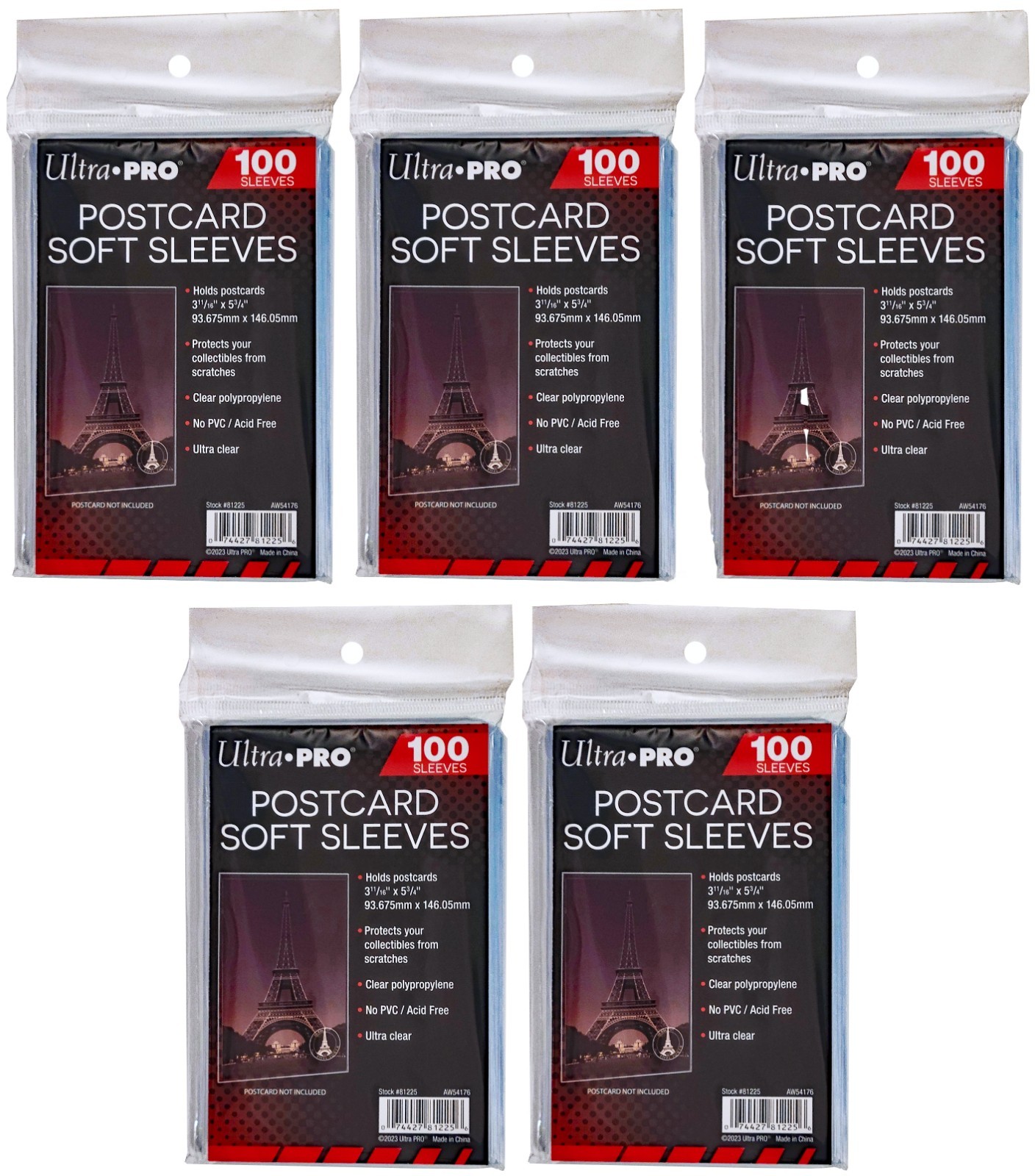500 Ultra Pro Postcard Soft Sleeves Archival Safe Acid Free Collectible Storage 500 Ultra Pro Postcard Soft Sleeves Archival Safe Acid Free Collectible Storage