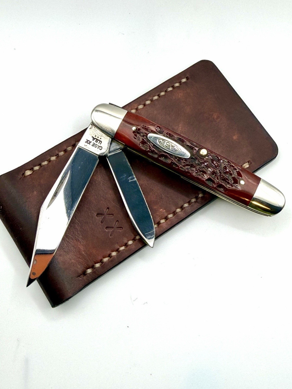 Case XX 1977 Red Bone Equal End Jack Knife *MINT*