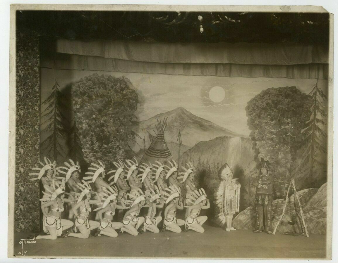 Pre-Code Hollywood 1930 Showgirls Troupe 11x14 Photo Theater Broadway Risque X51