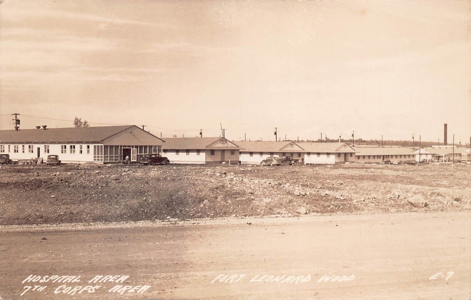 RPPC Saint Robert MO Fort Leonard Wood Military Army Base Photo Vtg Postcard C23