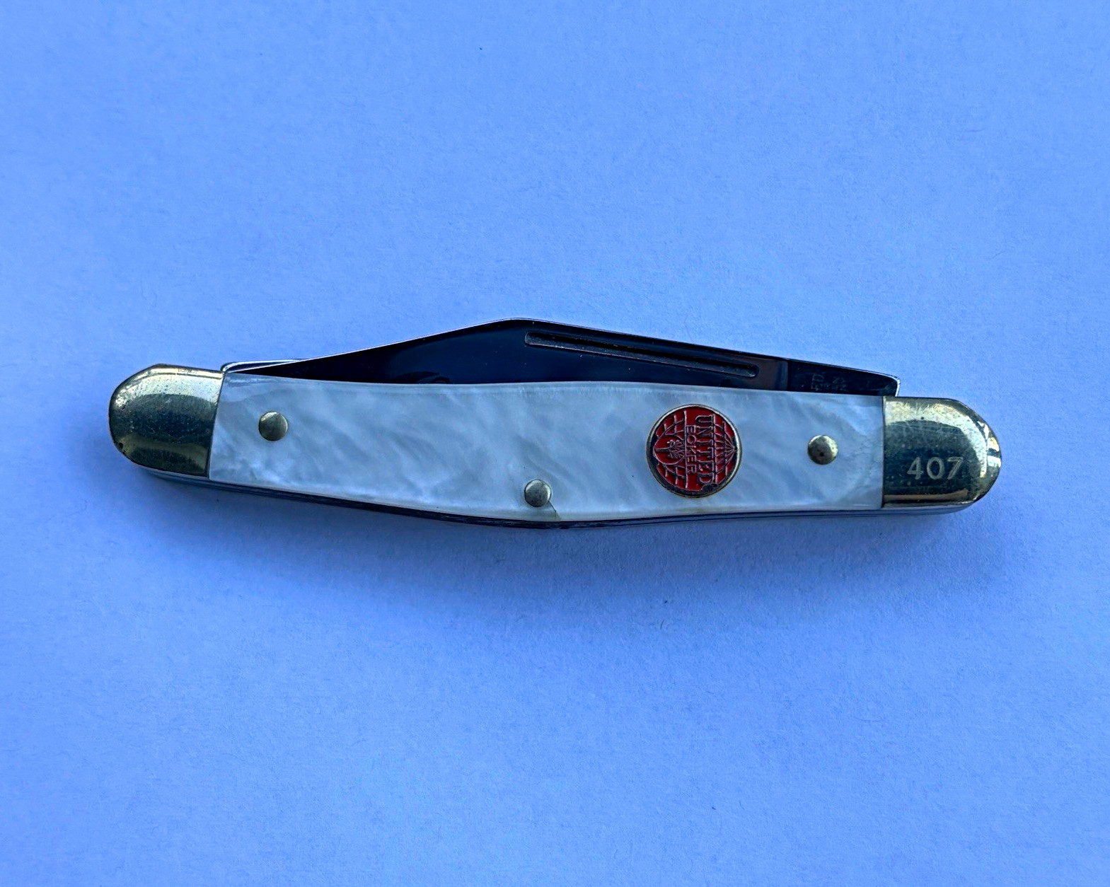 VTG United Boker Solingen Germany UC129IP Gentleman Pearl Pocket Knife #407 VTG United Boker Solingen Germany UC129IP Gentleman Pearl Pocket Knife #407