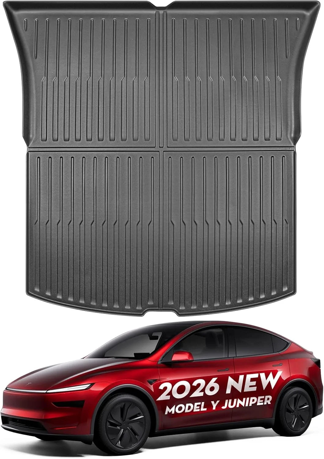 Trunk Mat for Tesla Model Y Juniper 2026,All Weather Heavy Duty Floor Mats Water Trunk Mat for Tesla Model Y Juniper 2026,All Weather Heavy Duty Floor Mats Water