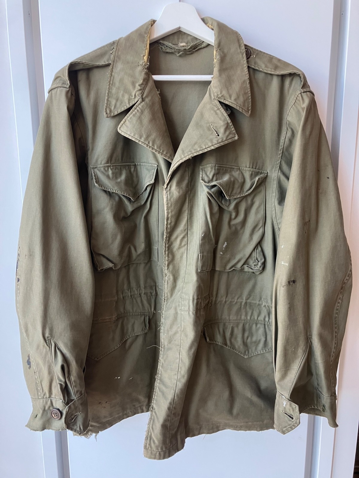 Original Vintage WW2 US Army M-1943 M43 Field Jacket Original Vintage WW2 US Army M-1943 M43 Field Jacket
