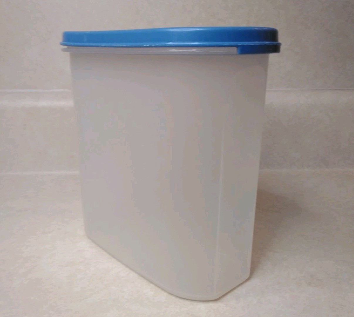 VTG Tupperware Oval Modular Mates #1613 Blue Lid Container #3 Replacement 7