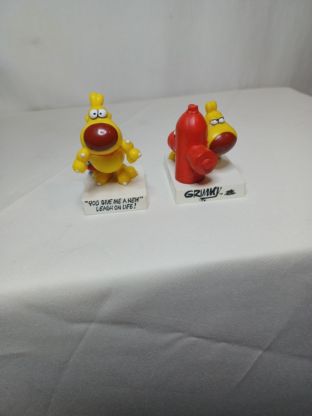 Vintage Mother Goose and Grim Grimmy PVC Figurines 1989 