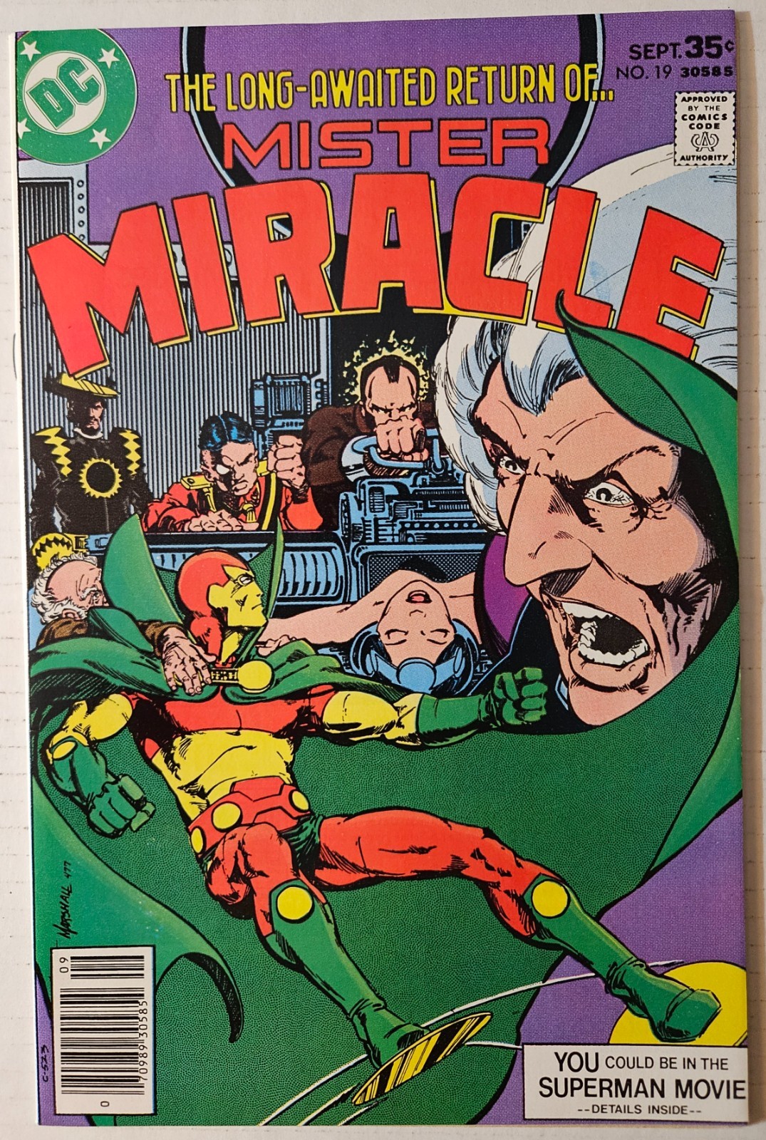 Mister Miracle #19, DC Comics, 1977.  VF.