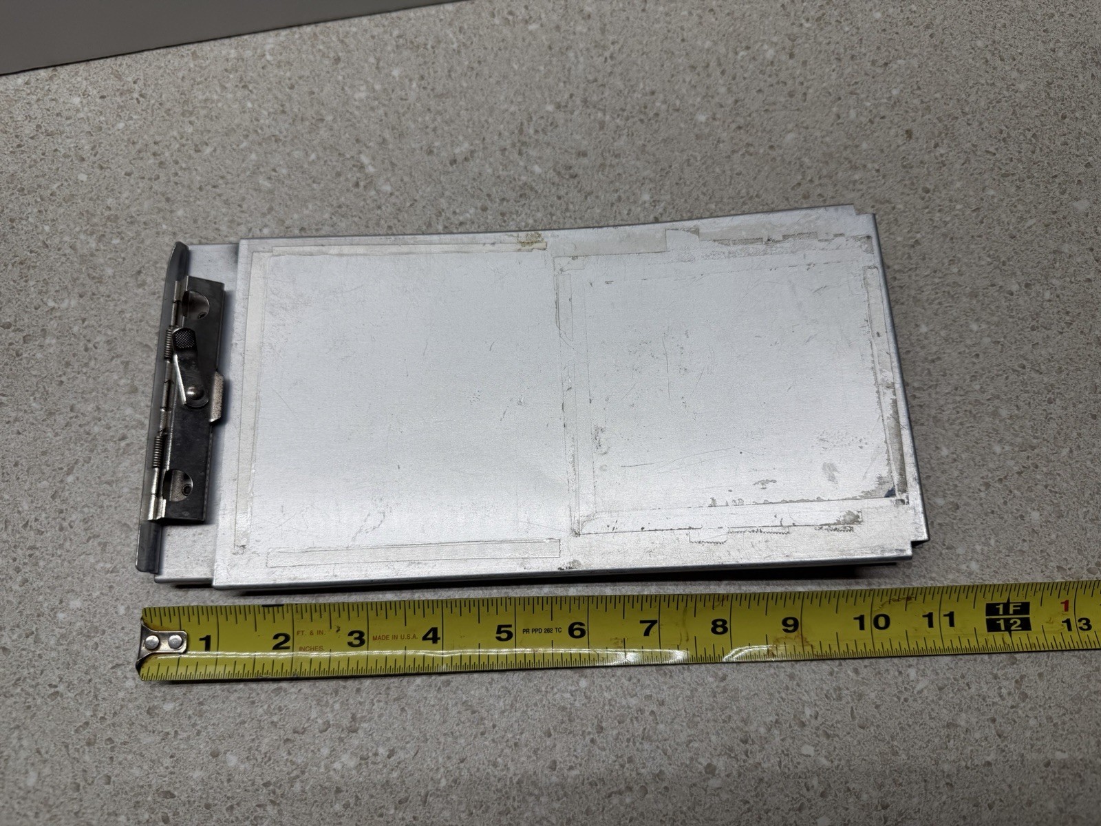 Vintage Saunders AH-48102 Aluminum Police Citation Ticket Book Holder Florida