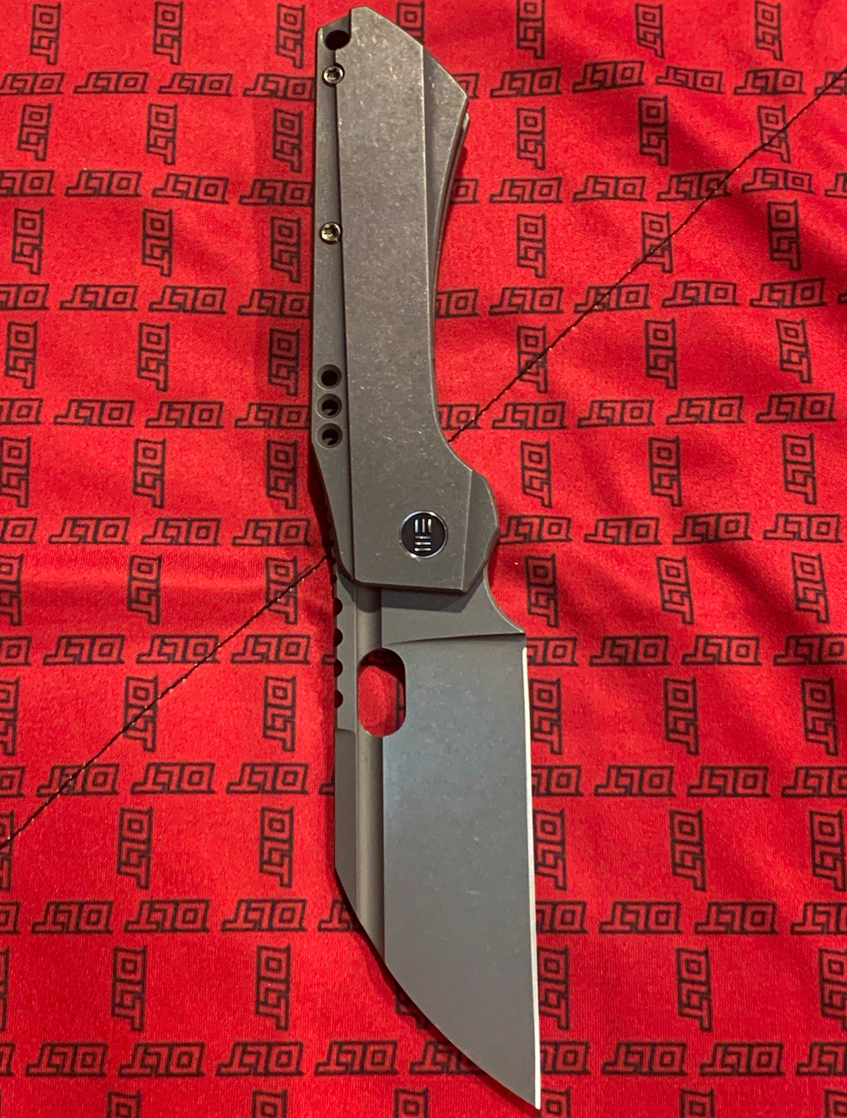 WE Knife Co. Roxi 3 WE19072-1 Gray Titanium CPM S35VN Frame Lock Sheepsfoot