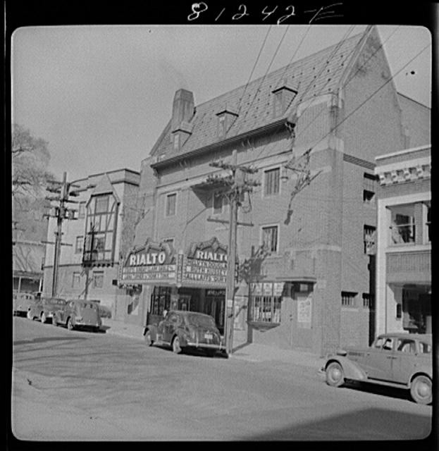 Photo:Little Falls New York 1930s Rialto Theater street scene cars FSA