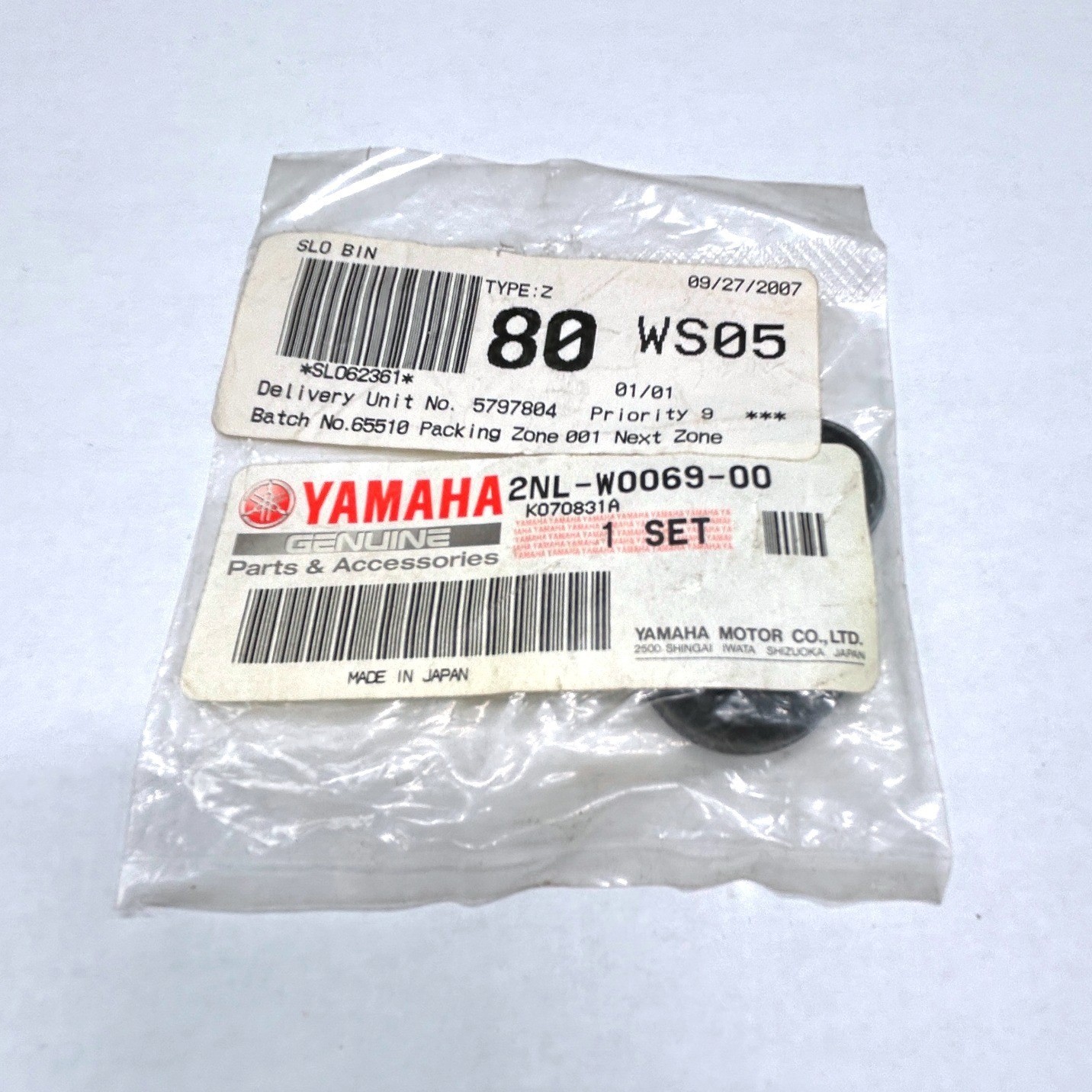 Yamaha Genuine Parts 2NL-W0069-00 Seal Set OEM Made in Japan New NOS