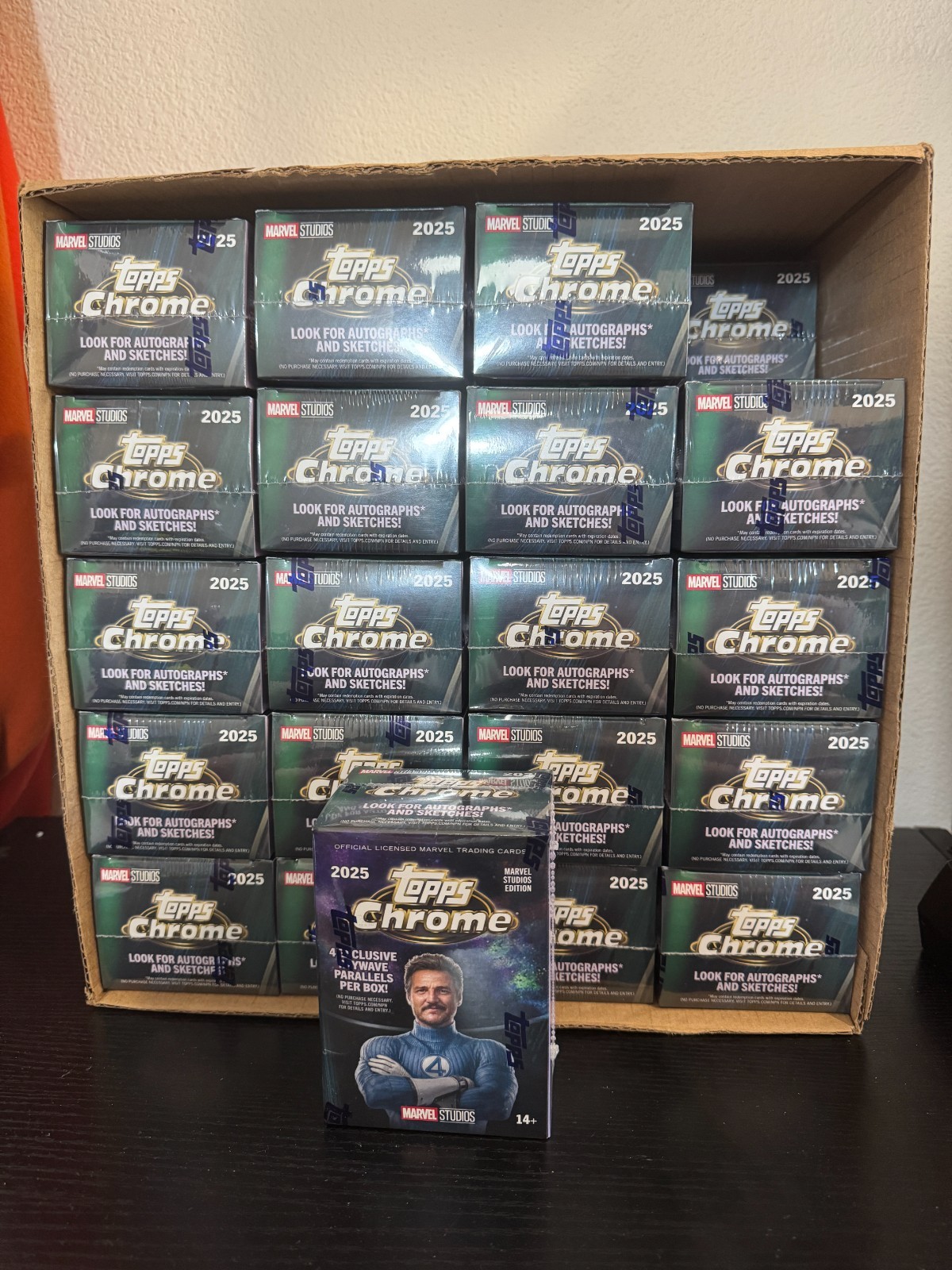 2025 Topps Chrome Marvel Studios Factory Sealed 40 Blasters