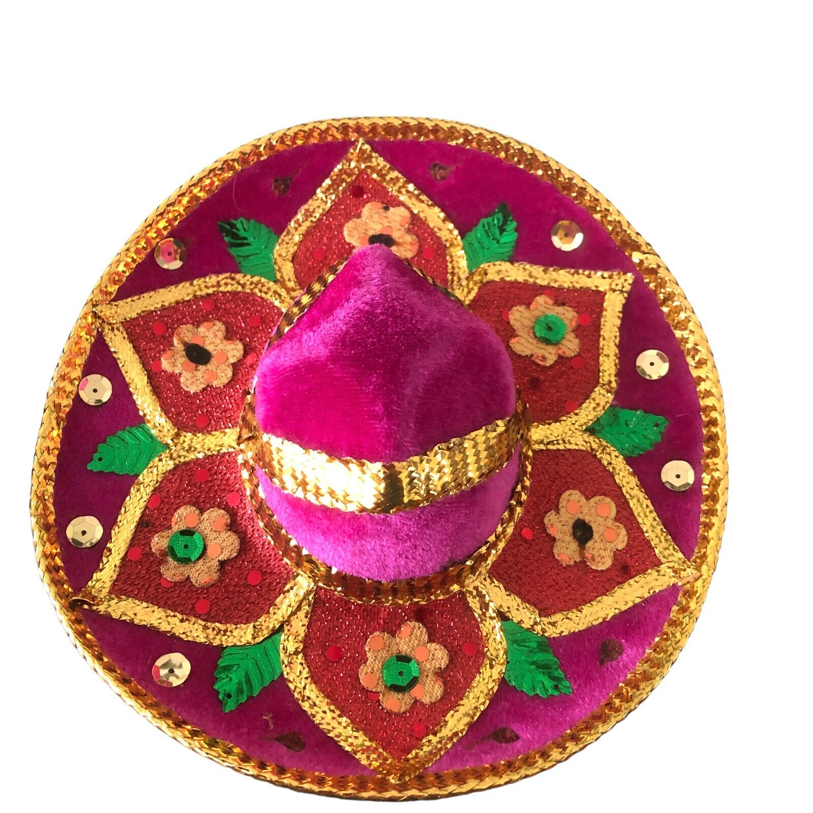 Salazar Sombrerito Mariachi Hat Decor Colorful Pink Mini 7 \
