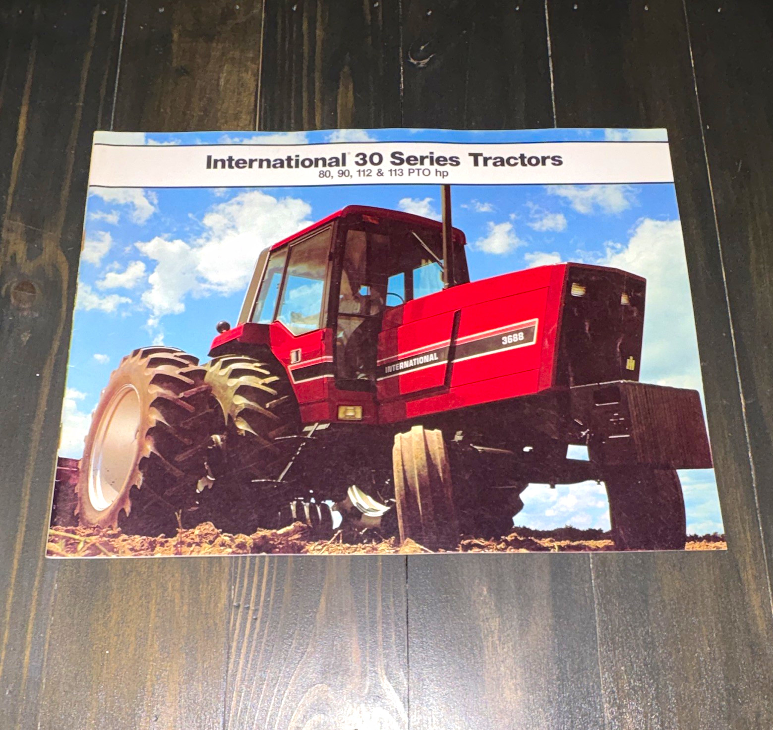 International Harvester 30 Series Tractors Advertising Brochure 80,90,112 & 113