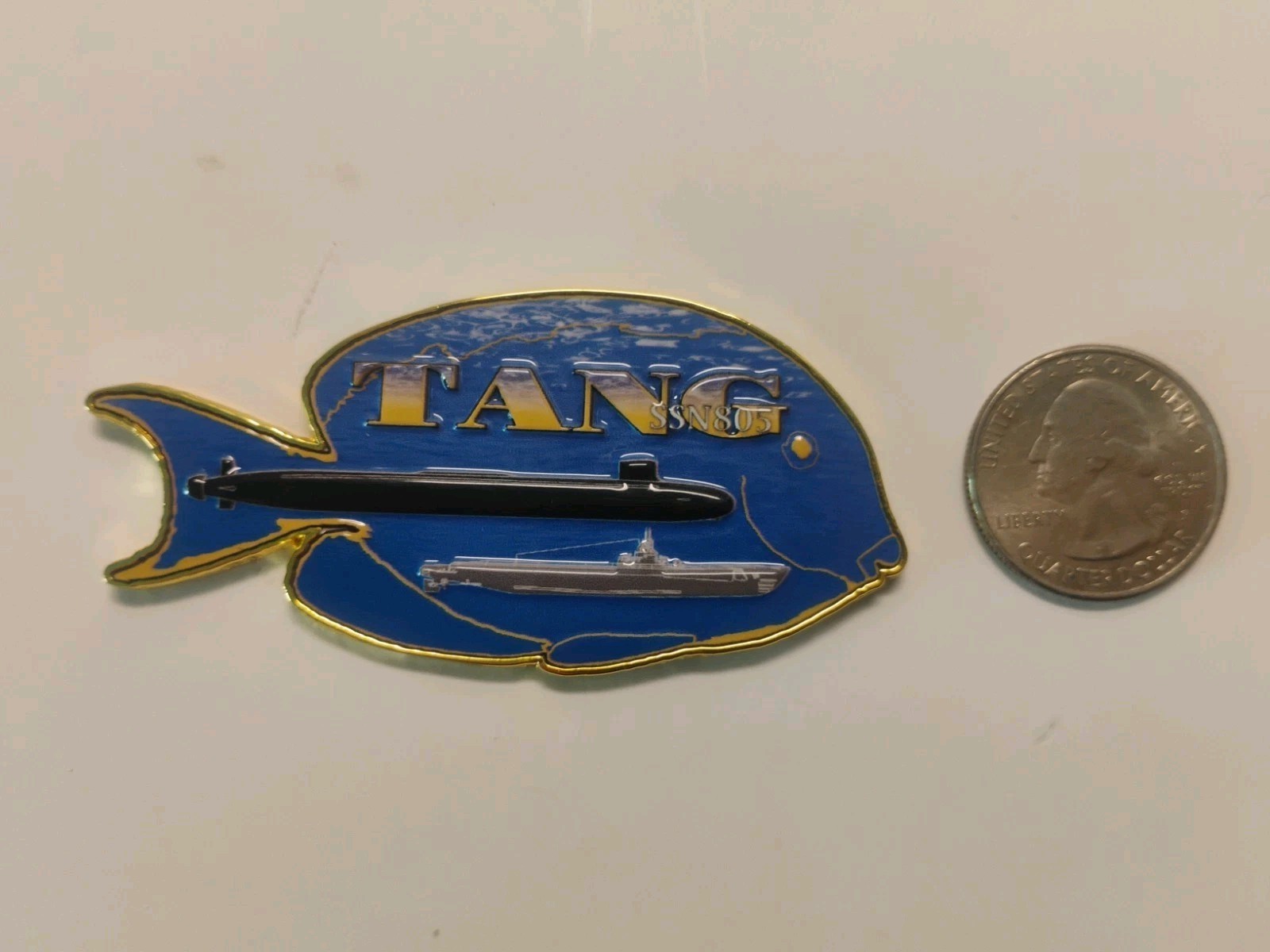 Challenge Coin USS TANG (SSN-805) Submarine US Submarine of WW II EB Serialized Challenge Coin USS TANG (SSN-805) Submarine US Submarine of WW II EB Serialized