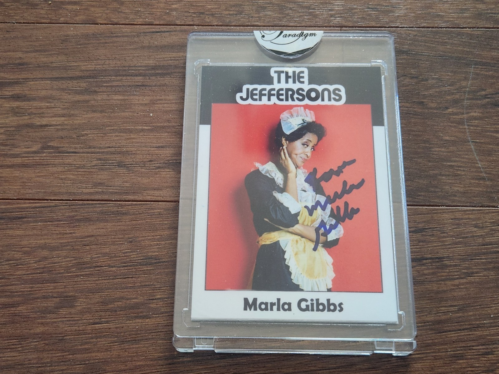 Marla Gibbs Autographed The Jeffersons Paradigm Pop Culture Collectibles COA