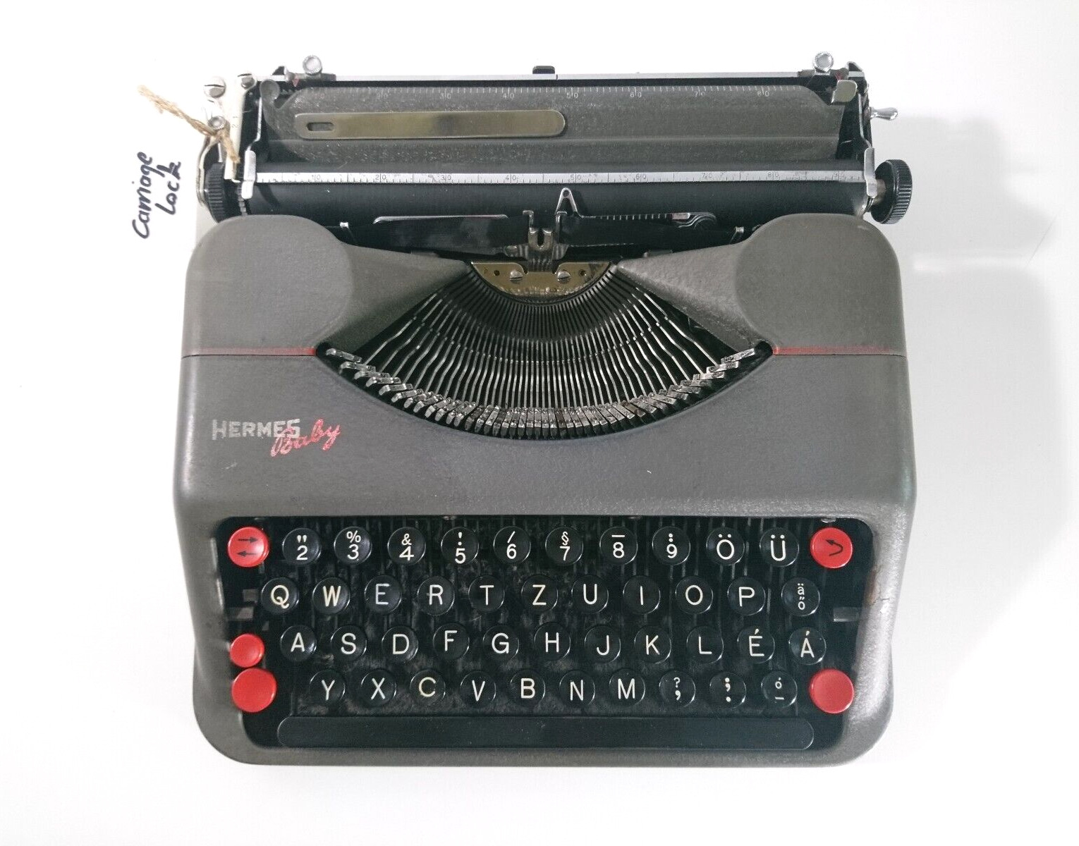 Vintage Hermes Baby Typewriter 1947 - Serviced Perfectly Working