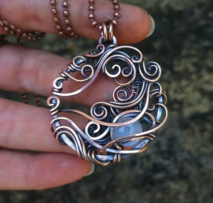 Occult Amulet of 49 Flames Oblivion Rite Necklace Extreme Dark Magick Haunted