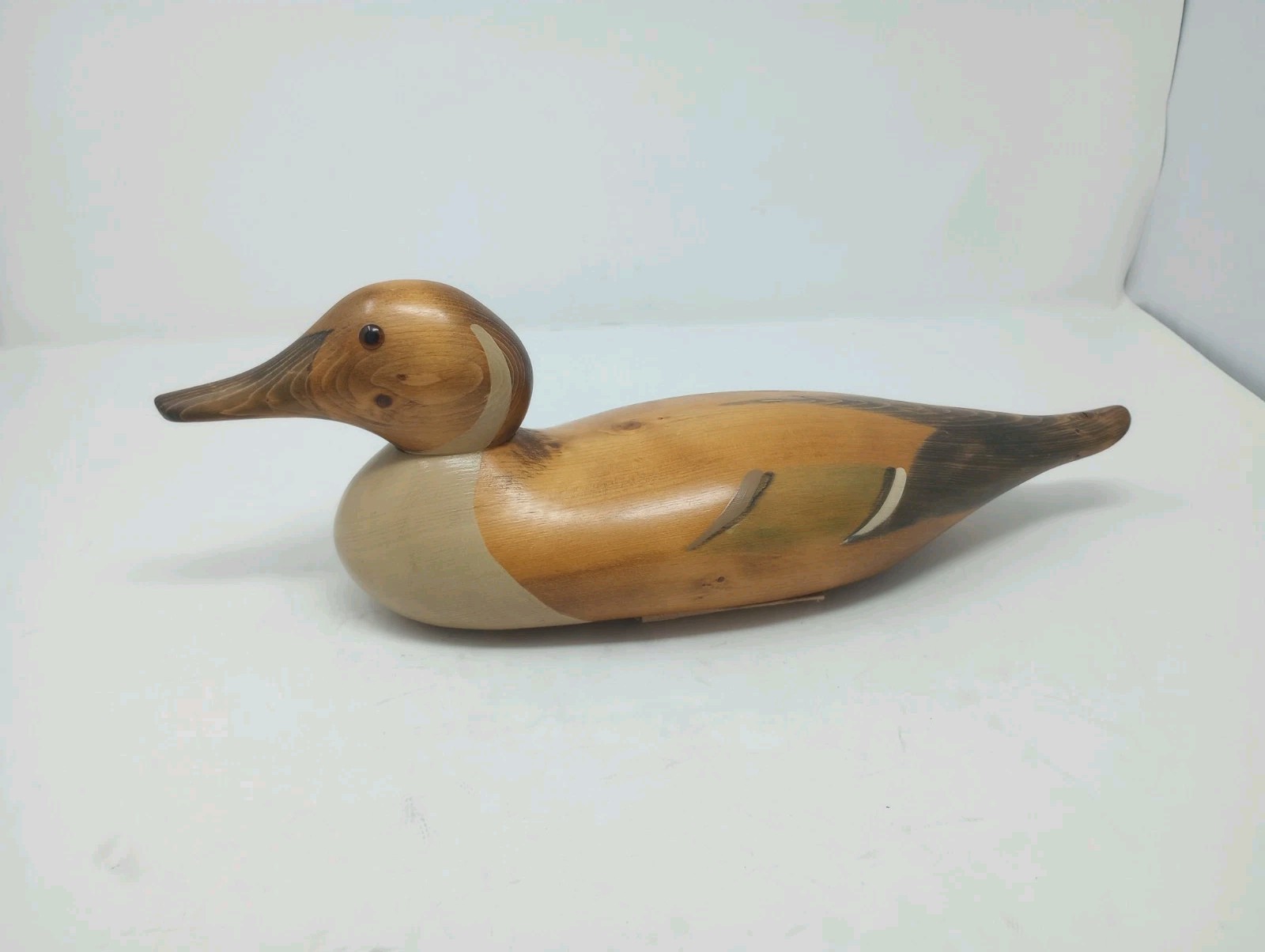 Frank L. Beall Mason Replica PINTAIL DRAKE Wood Decoy 1985 Hand Carved Duck