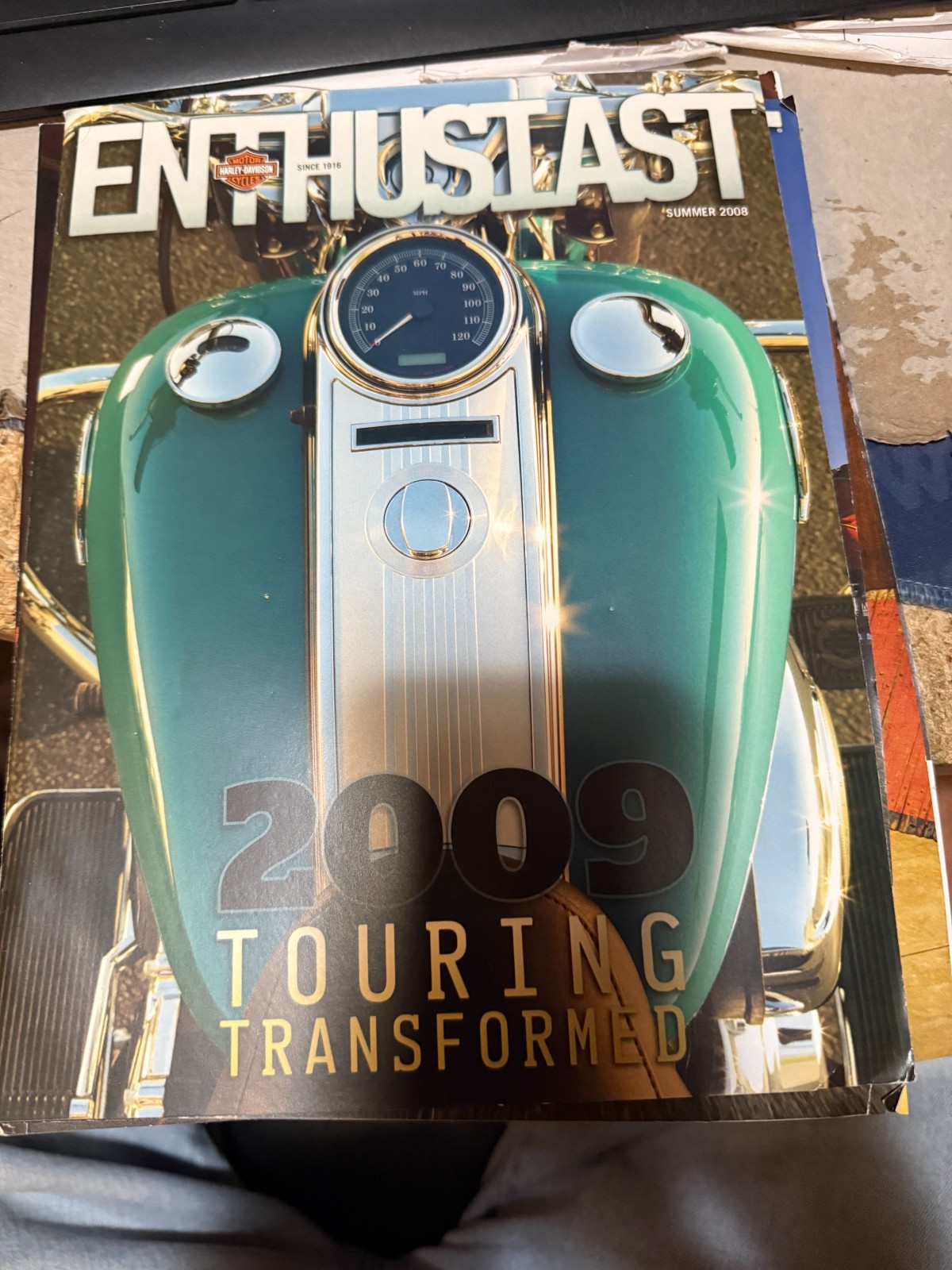 ENTHUSIAST-------HARLEY DAVIDSON------SUMMER 2008